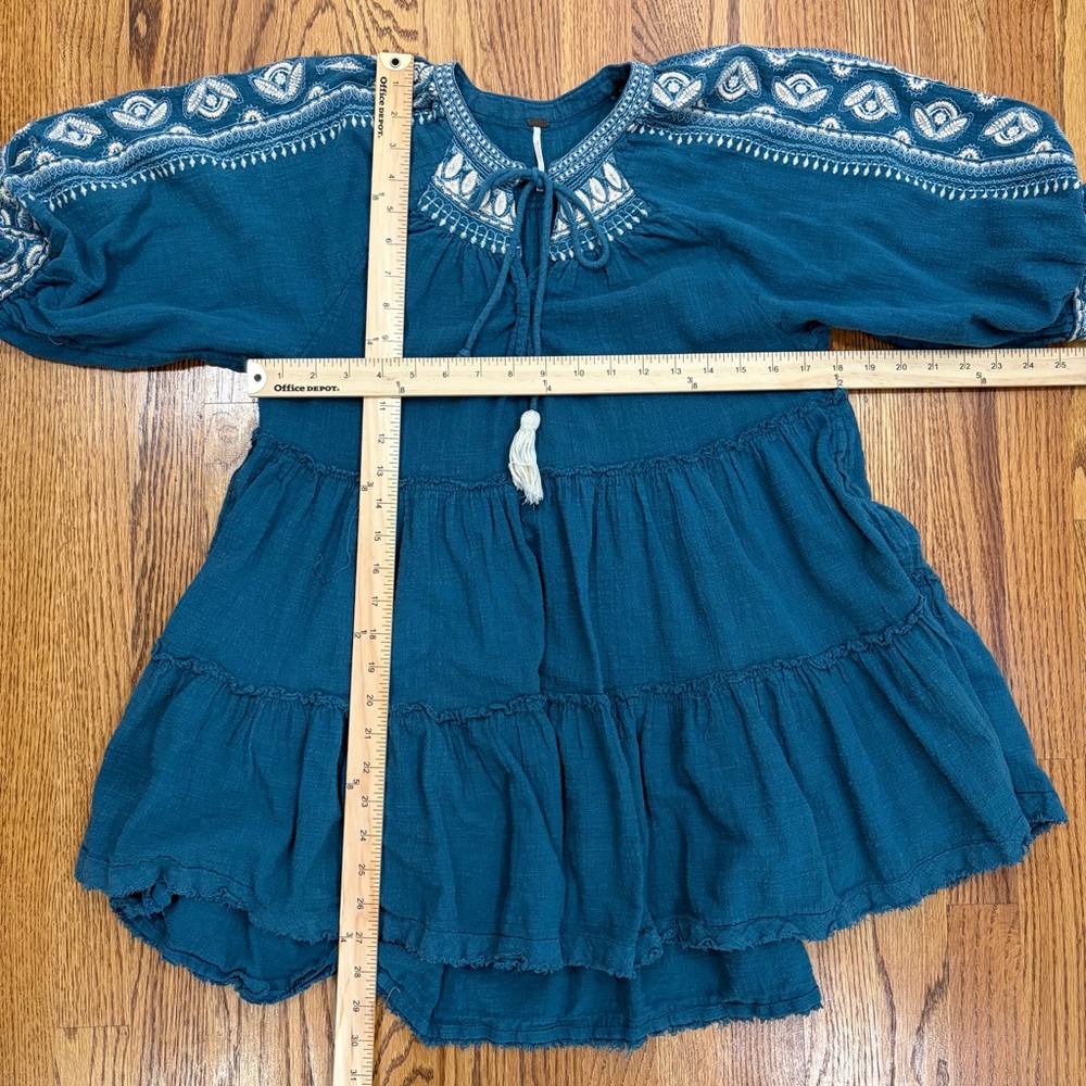 Free People Dreamweaver Embroidered Tunic - Picture 7 of 11
